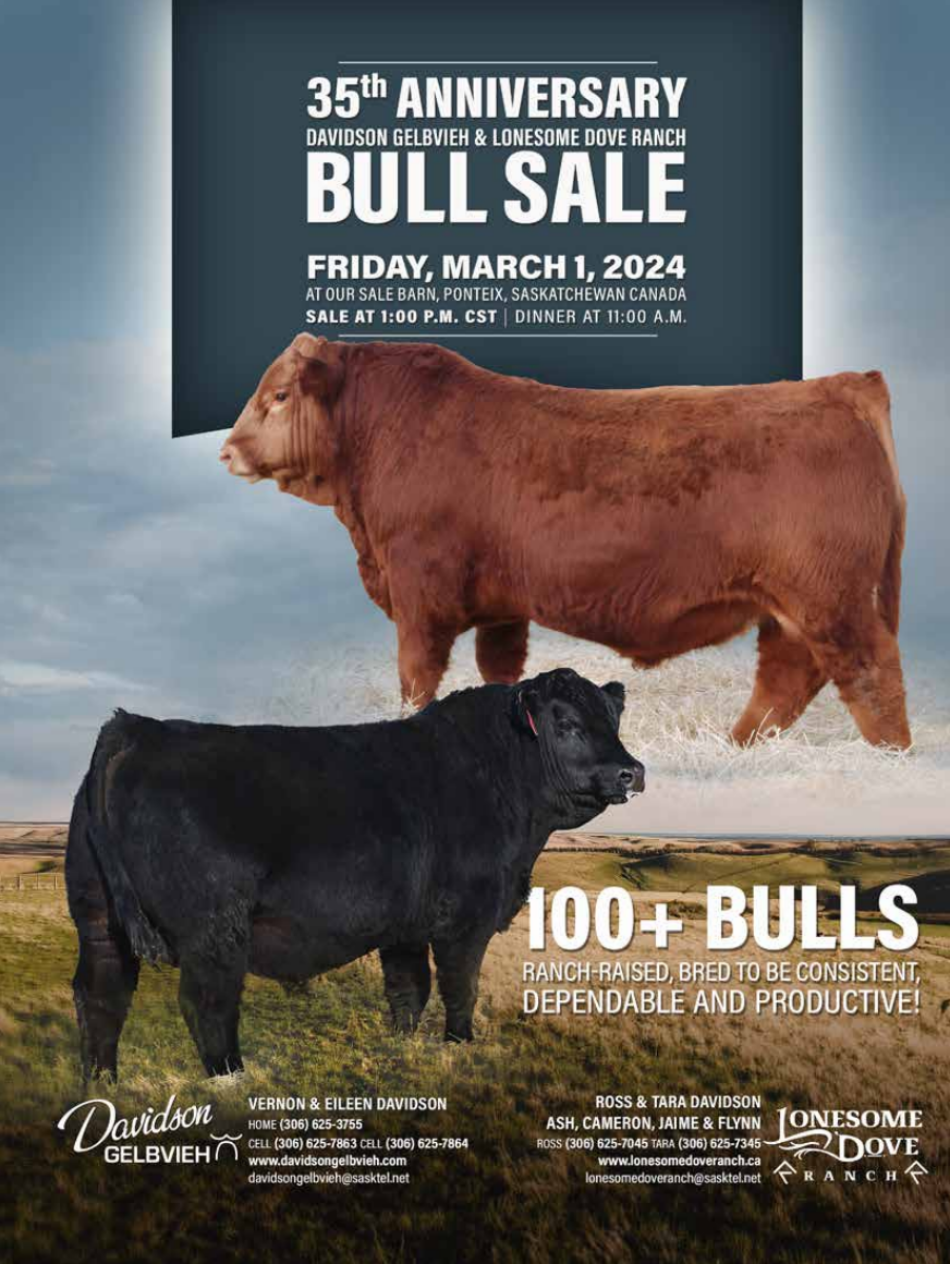 Ranch Raised. They'll work for you now and down the road. 35th Anniversary of our Bull Sale was in 2024.
